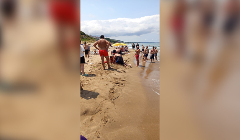 SİNOP’TA BİR KİŞİ BOĞULMA TEHLİKESİ GEÇİRDİ