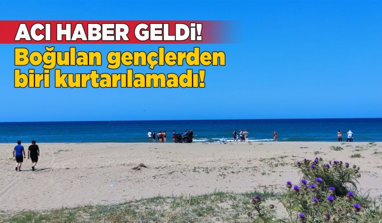 Sinop’taki boğulma olayından acı haber geldi