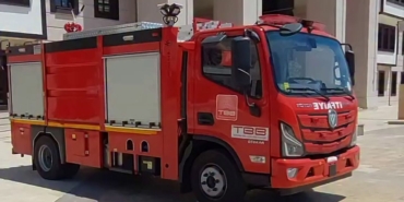 Yeni itfaiye aracı ilçedeki görevine başladı