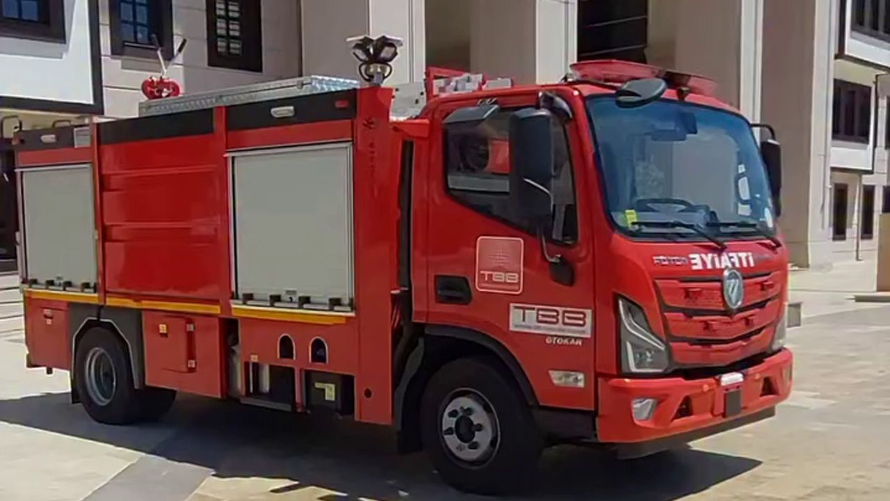 Yeni itfaiye aracı ilçedeki görevine başladı