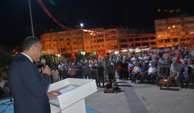 Boyabat’ta 15 Temmuz Demokrasi ve Milli Birlik Günü programı