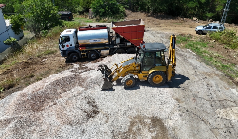 SİNOP’TA ASFALT ÇALIŞMASI