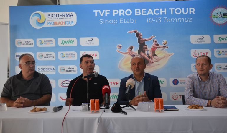 SİNOP’TA 7. ULUSLARARASI PRO BEACH VOLEYBOL TURNUVASI DÜZENLENECEK