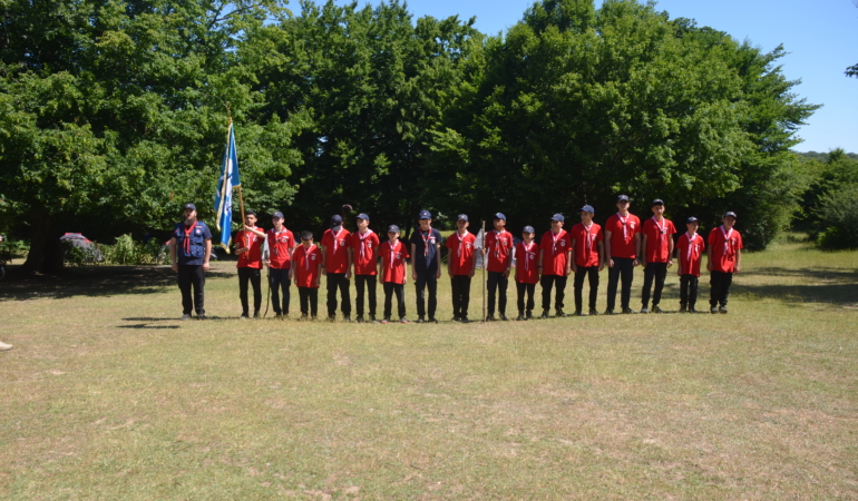 SİNOP’TA İZCİLİK KAMPI BAYRAK TÖRENİ