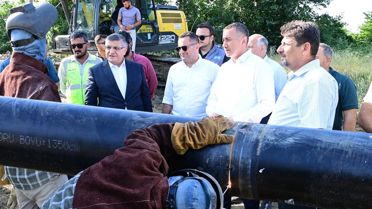 Ayancık ve Erfelek doğalgaz hattında ilk kaynak atıldı