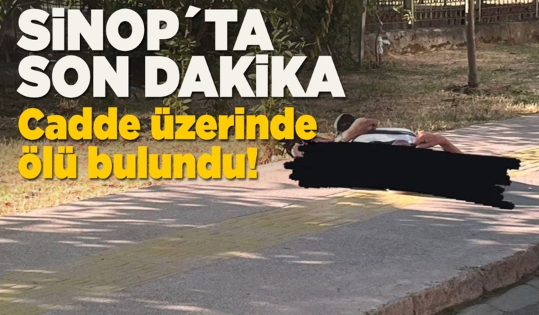 Yaşlı adam cadde üzerinde ölü bulundu