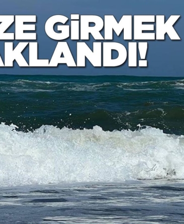 Sinop'un bir ilçesinde denize girmek yasaklandı