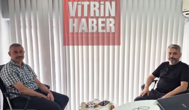 Erol Akarslan’dan Vitrin Haber’e ziyaret