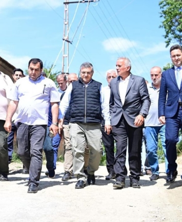 Heyelanda zarar gören altyapıya büyük yatırım!