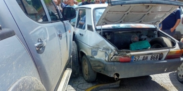 Erfelek’te park yoğunluğu kazaya neden oldu