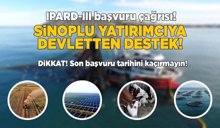 Sinoplu yatırımcıya TKDK’dan başvuru çağrısı