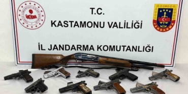 kastamonuda-10-adet-ruhsatsiz-silah-ele-gecirildi
