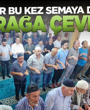 Eller semaya değil toprağa çevrildi!