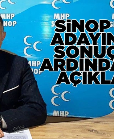 MHP Sinop adayı Büyükkayıkçı'dan ilk açıklama