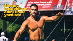 Sinoplu Başpehlivan Mustafa Taş finale yükseldi