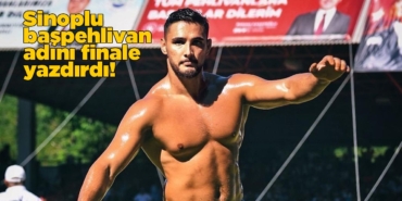 Sinoplu Başpehlivan Mustafa Taş finale yükseldi