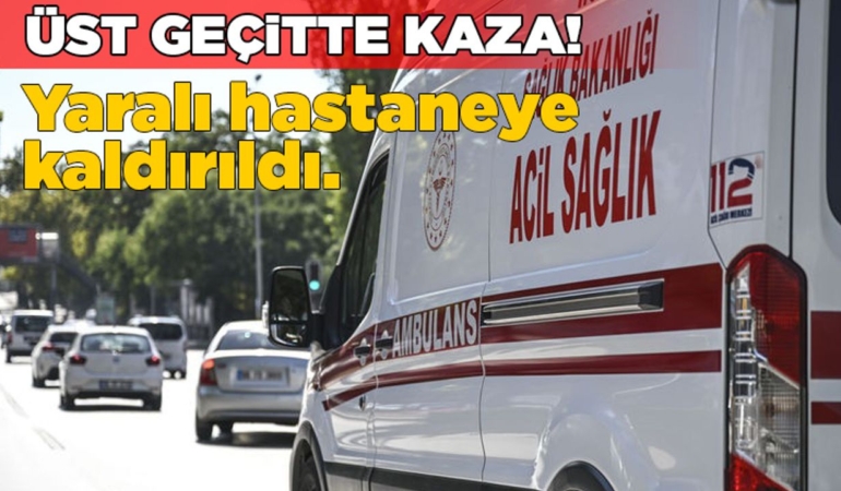 Yayaya otomobil çarptı