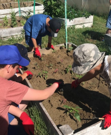 SİNOP’TA ÜRETEN ÇOCUKLAR KÖYÜNDE YAZ KAMPI BAŞLADI