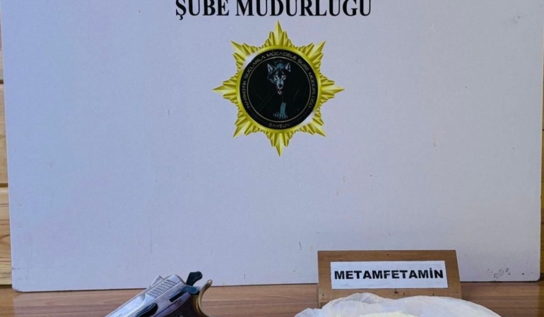 Samsun’da narkotik operasyonu: 2 gözaltı