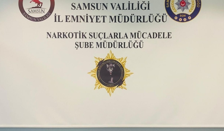 Samsun’da narkotik operasyonu: Tam 2 bin 530 adet ele geçirildi