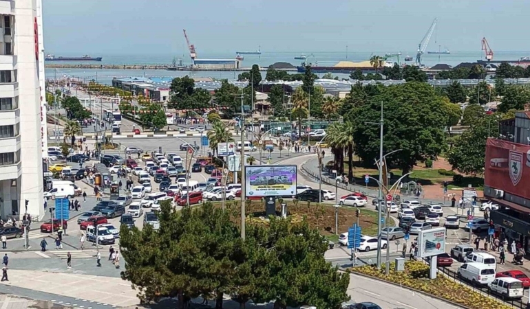 Samsun’da trafiğe kayıtlı araç sayısı 515 bini aştı