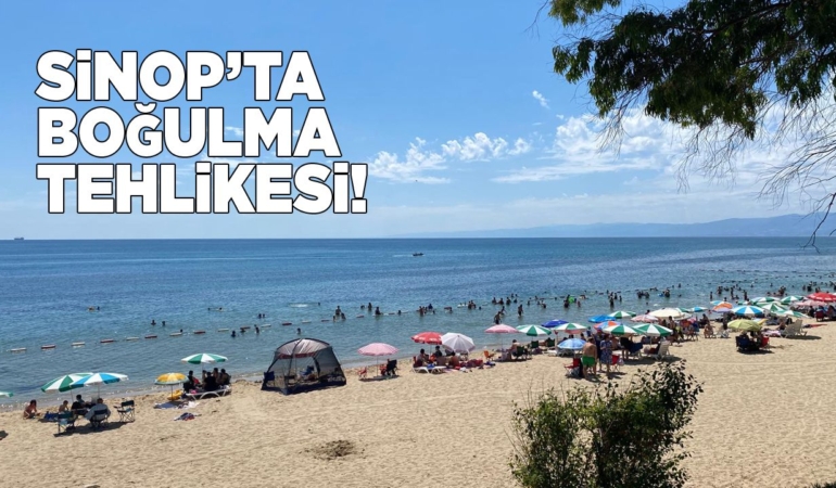 Sinop’ta boğulma paniği!