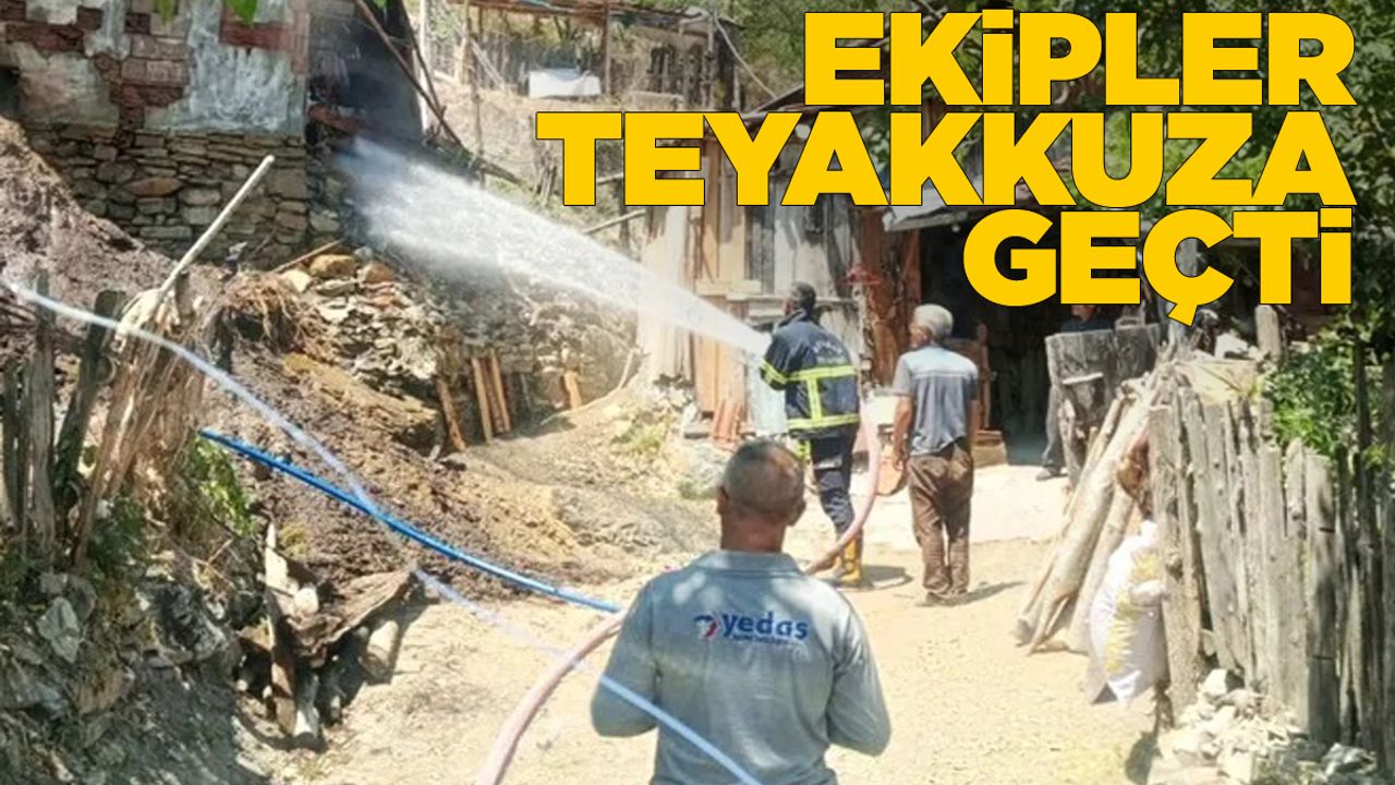 Sinop’ta ahır yangını
