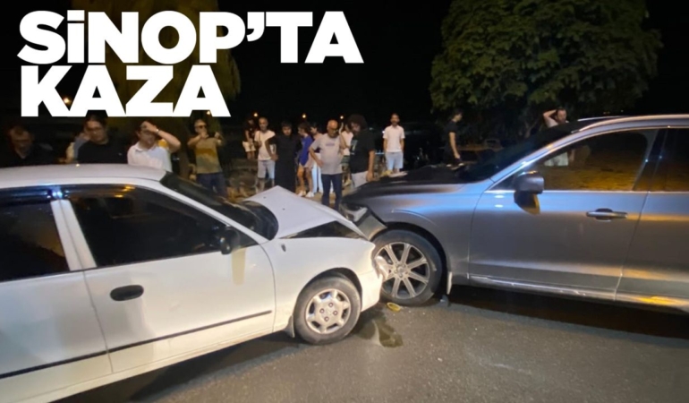 Virajda kafa kafaya çarpıştılar