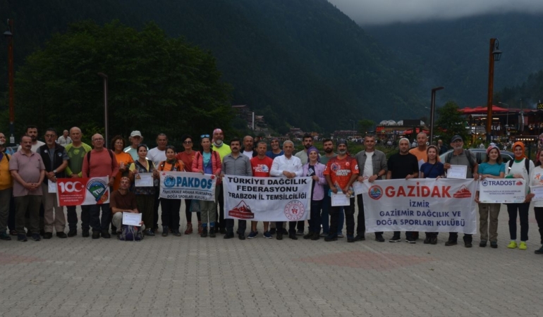 Trabzon’da “Uluslararası Demirkapı Dağcılık Şenliği” düzenlendi