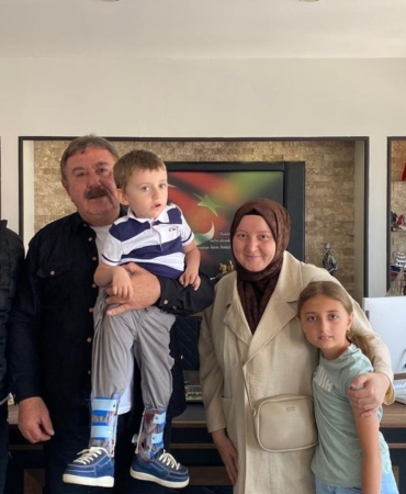 Sinop'ta SMA tanısı konulan Eyüp, hastalığı yendi