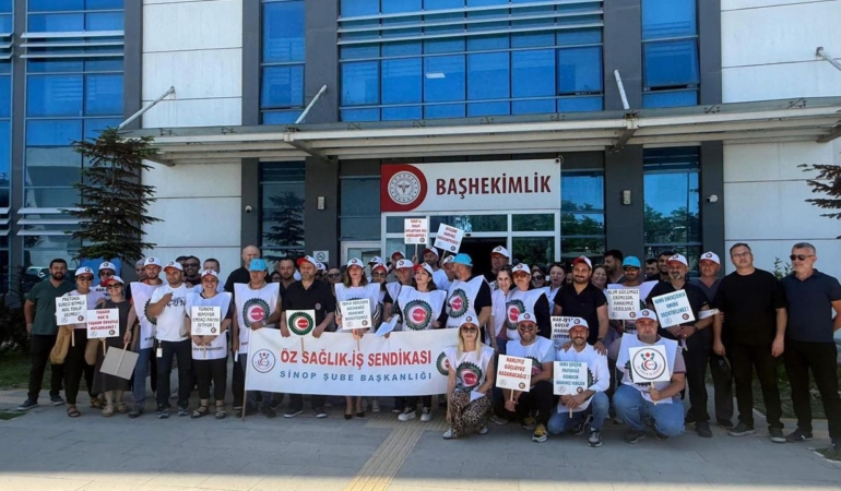 Sinop’ta sağlık emekçileri basın açıklaması yapacak
