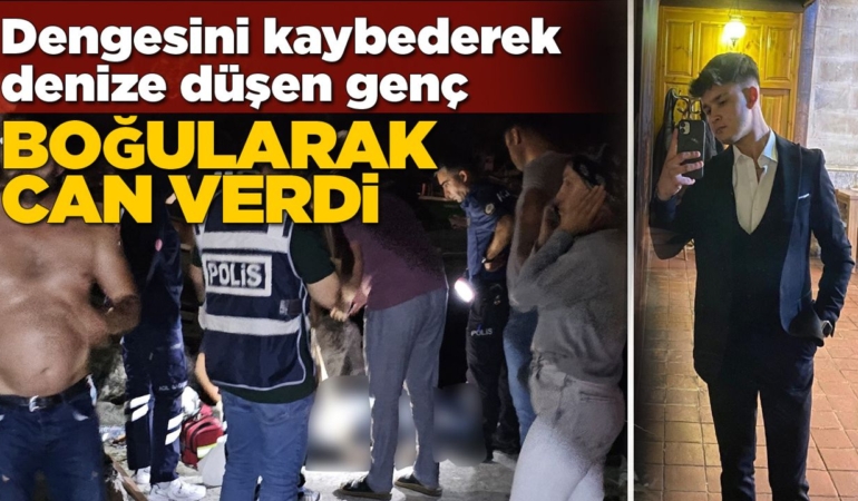 Sinoplu genç boğularak hayatını kaybetti