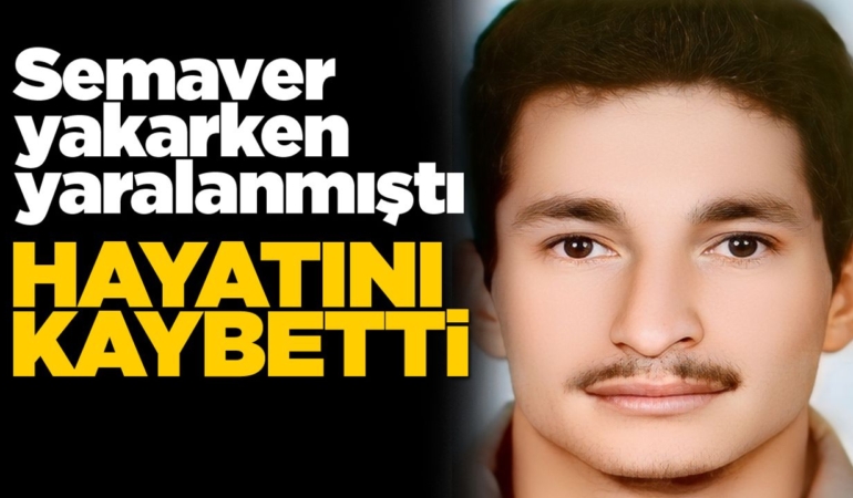 Sinop’ta yanarak yaralanan vatandaştan acı haber