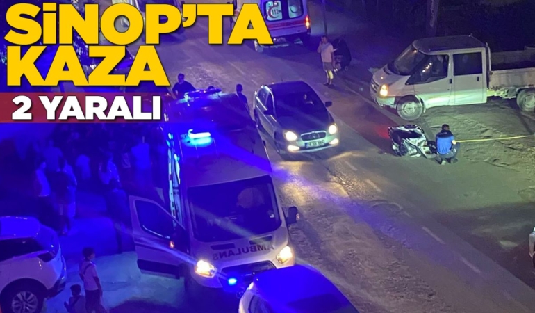Otomobil ile motosiklet çarpıştı: Yaralılar var
