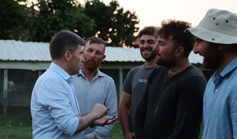 Yangından etkilenen köylerde inceleme