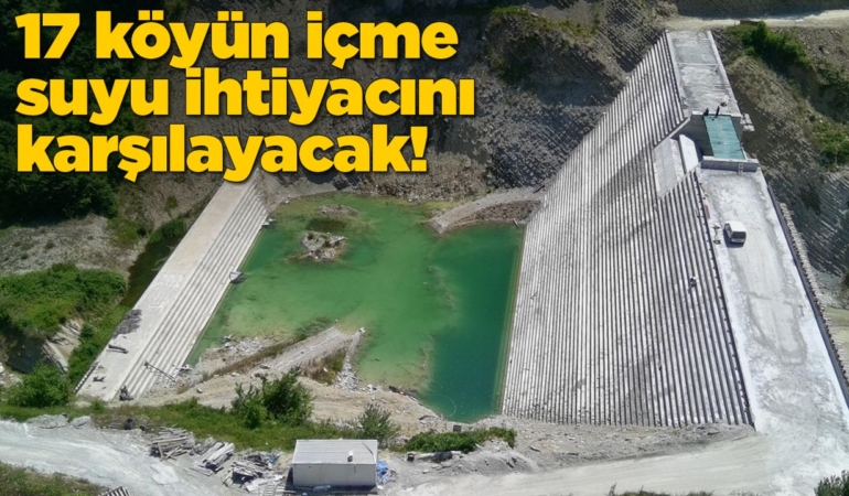 Zimari Göleti projesinde sona yaklaşıldı