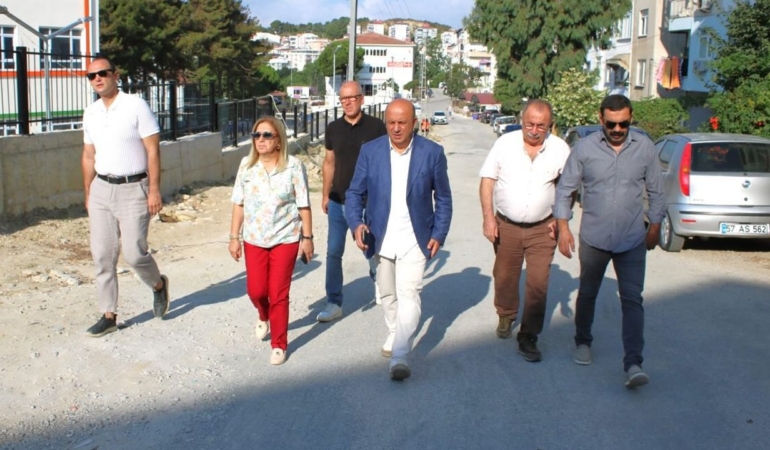 Başkan Gürbüz, sahada devam eden çalışmaları inceledi