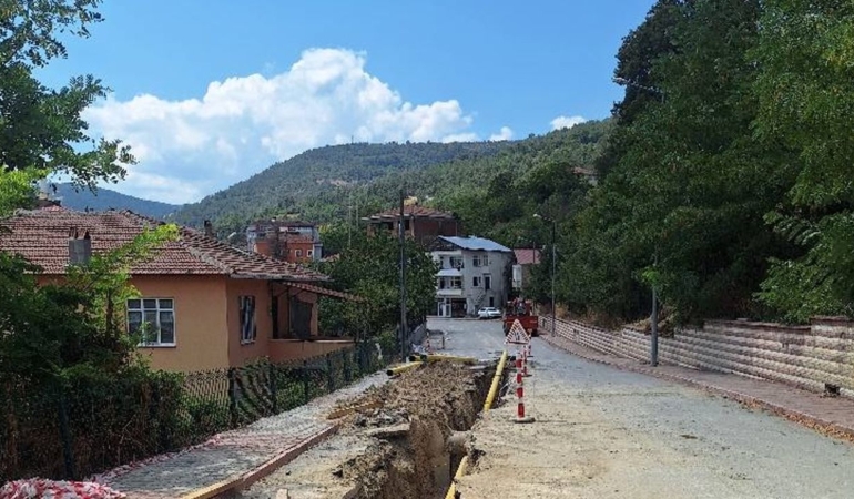 İlçedeki doğalgaz çalışmalarında sona yaklaşılıyor