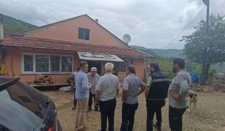 Vatandaşın elektrik sorunu yerinde incelendi