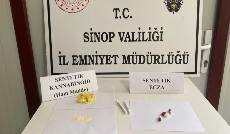 Sinop’ta narkotik operasyonu: 2 kişi tutuklandı