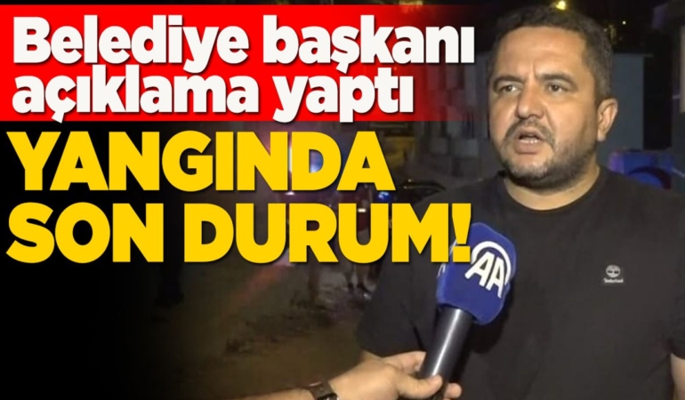 Sinop’ta orman yangınına müdahale sürüyor