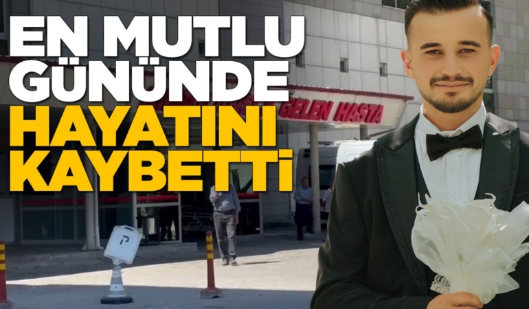 Düğünde rastgele açılan ateş damadı öldürdü