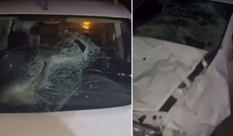 Mandalar yola yattı, araçlar hurdaya döndü