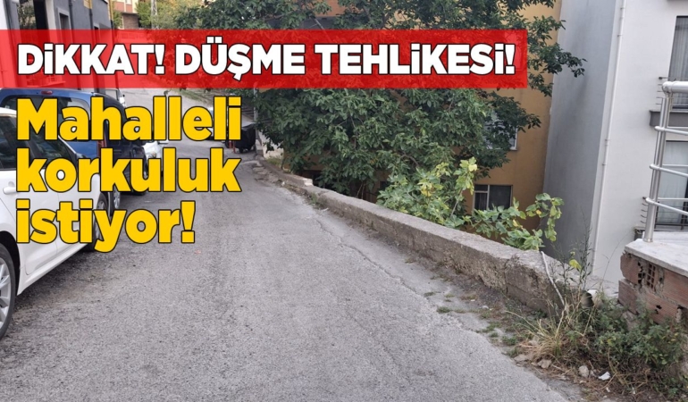 Dolunay Sokak sakinlerinden korkuluk talebi