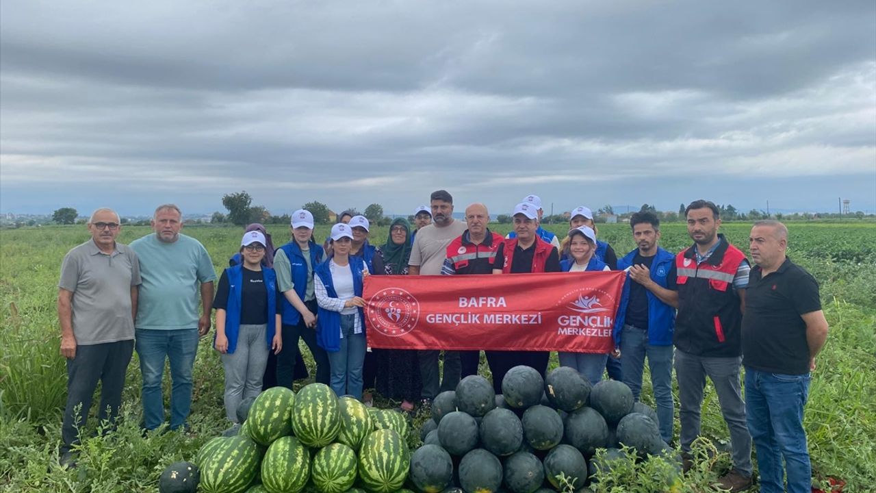 genc-gonulluler-tarlada-karpuz-hasadina-destek-verdi
