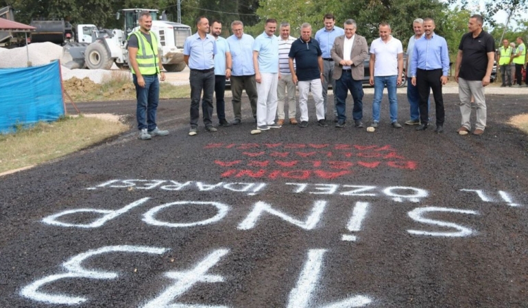 Sinop İl Özel İdaresinden rekor çalışma: 60 Günde 173 kilometre