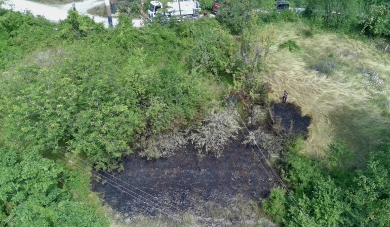 kopan-elektrik-teli-yangina-neden-oldu