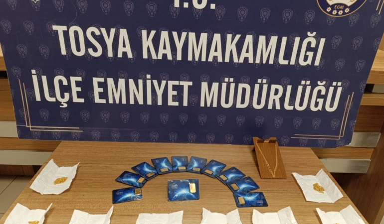 Sahte altın operasyonunda 3 şahıs gözaltında