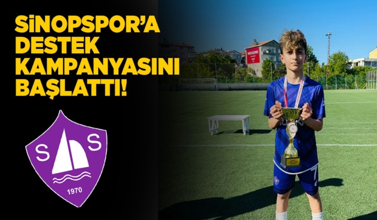 Harçlıklarını Sinopspor için biriktirdi