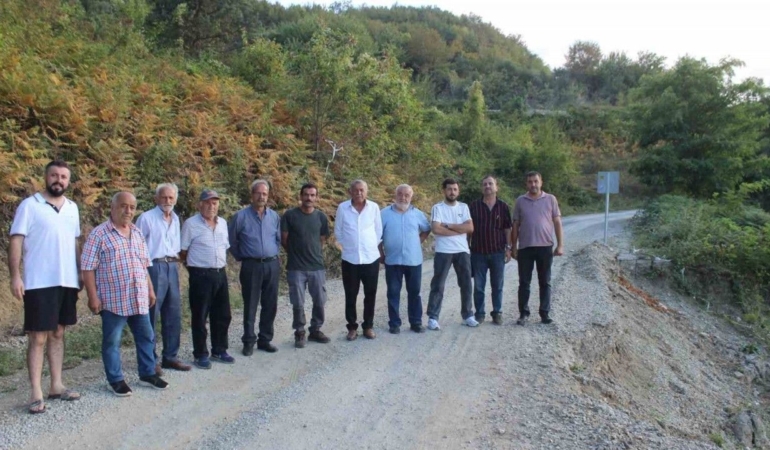 Sinop’ta selde yıkılan yol 4 yıldır yapılmadı